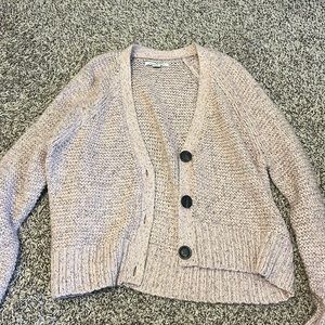 American Eagle Light Pink Cardigan